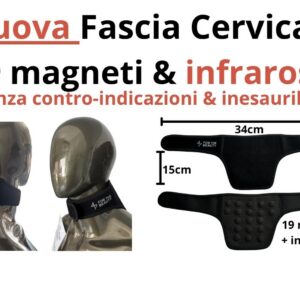 FASCIA CERVICALE BIORISCALDANTE 19 MAGNETI ed INFRAROSSI