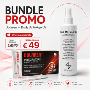 BODY ANTI AGE OIL + DOLAREN INTEGRATORE boundle