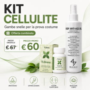 KIT CELLULITE GAMBE SNELLE a PROVA DI COSTUME